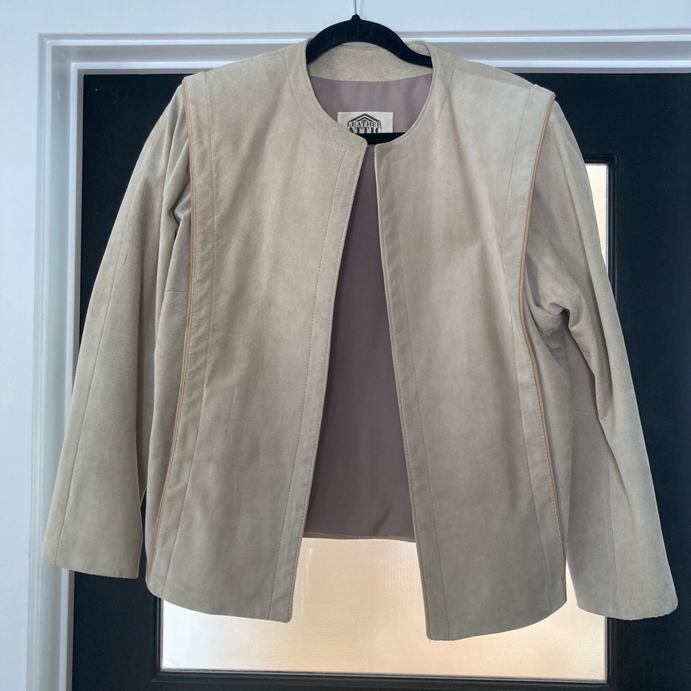 Vintage Leather Suede Jacket